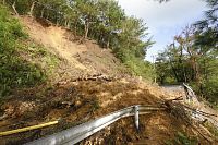 台風１６号 長島など停電や土砂崩れ相次ぐ