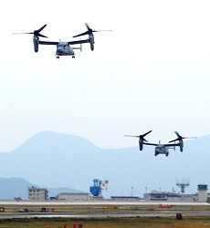 オスプレイ全12機の沖縄配備完了