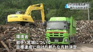 岩手のがれき処理24%・・・環境省