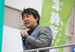 非核三原則の見直し必要＝「持ち込ませず」に疑問呈す―橋下氏