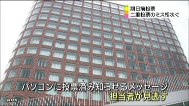 投票所名誤った入場整理券、２千人に郵送 北九州市選管