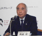 TPP「うそは駄目」=改めて反対—万歳JA会長