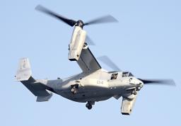 オスプレイ本土低空飛行、夜間訓練実施へ