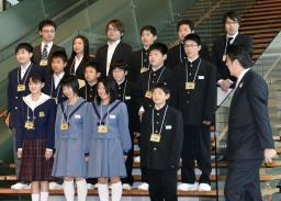 いきなり安倍首相！官邸見学の中学生びっくり
