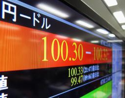 外為10時 円、対ドルは100円台後半で下げ縮小 輸出企業が買い