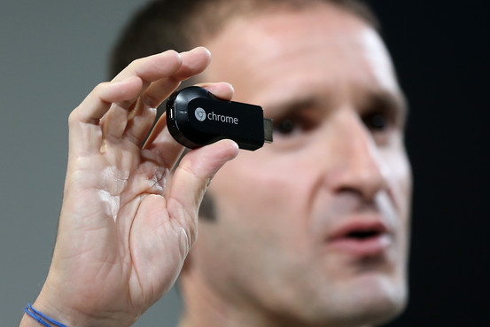 グーグルの「クロームキャスト」、35ドルで発売―ＴＶでのネット動画視聴可能に