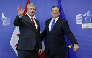 ＥＵとカナダ、ＦＴＡ締結に合意 ほぼ全品目で関税撤廃