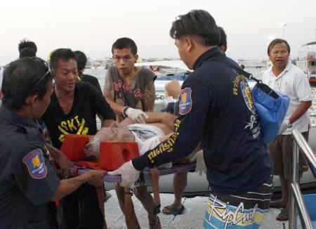 タイで観光船転覆、邦人１人不明