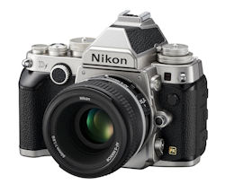 ニコン、FXフォーマット一眼レフ史上最小・最軽量ボディの一眼レフ「Df」