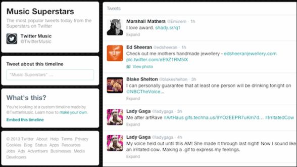 ツイッターに新機能、まとめページ「カスタム・タイムライン」