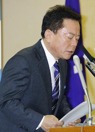 都知事 徳洲会側から5000万円資金提供