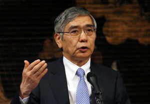 異次元緩和の期限2年は誤解、2%安定まで継続=黒田日銀総裁