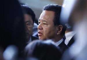 甘利再生相が検査入院=TPP会合、結果見て出欠判断
