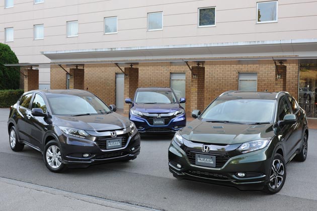 ホンダ、ＳＵＶハイブリッド「ヴェゼル」発売