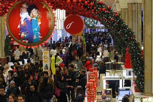 米年末商戦販売は2.3%増、前年から伸び加速=マスターカード