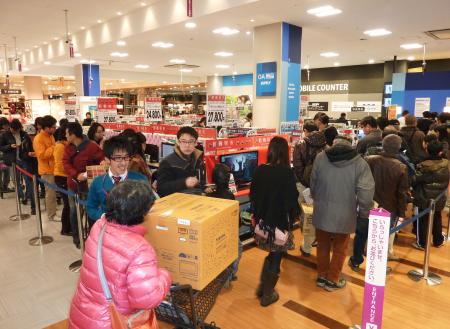初売り:100万円以上の高額福袋が人気