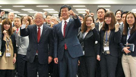 中田の三塁手案も披露 日ハムの栗山監督 親会社で年頭あいさつ