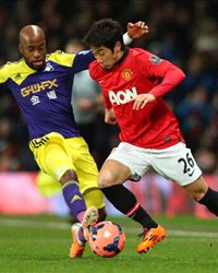 マンU、FA杯敗退 香川、7試合ぶりフル出場