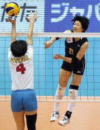 鹿児島商が初の決勝進出/春高バレー