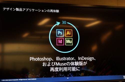 PhotoshopやIllustratorなど4製品の体験版が"再度"使用可能に - アドビ