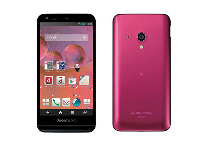 ドコモ、高精細 487ppi スマホ「AQUOS PHONE EX SH-02F」を1月18日より予約受付、1月24日発売
