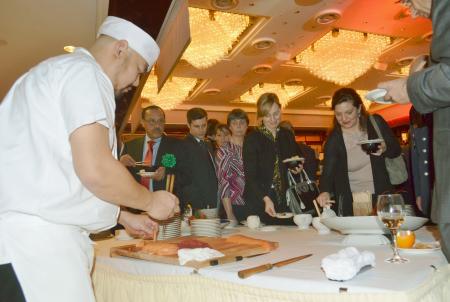 無形文化遺産の「和食」紹介＝林農水相がレセプション－ドイツ