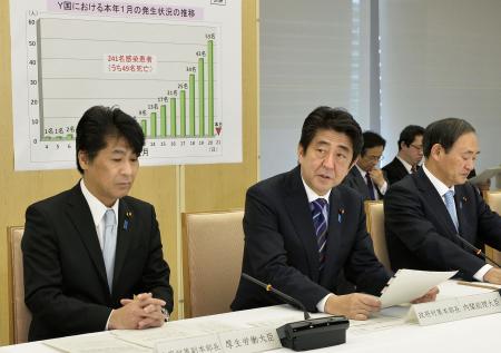 新型インフル対応訓練 国・県