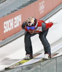 竹内「修正しないと駄目」 ジャンプ男子初練習