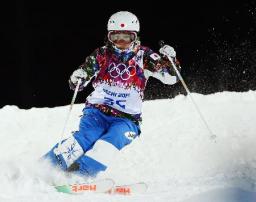 決勝一発で決めた！愛子、悲願メダルへ好発進７位／モーグル