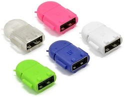 日本トラストテクノロジー、Androidスマホに似合うドロイド君USBアダプタ