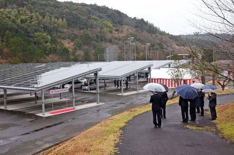 薩摩川内市運動公園に災害対応発電システム