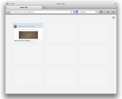 Firefox、新規タブページにスポンサーのタイル表示検討