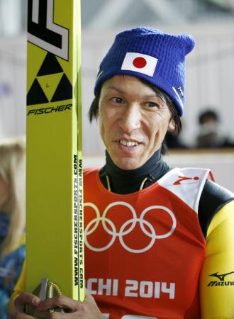 47NEWS > 共同ニュース > 葛西、日本最年長41歳でメダル ジャンプ男子ラージヒル