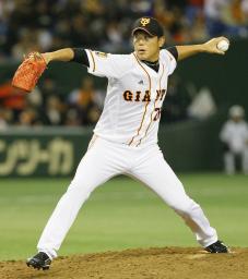 巨人・菅野、最速148キロ!直球中心に3回無失点