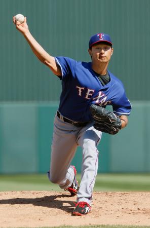 ダルビッシュ、3回2失点…エンゼルス戦に先発