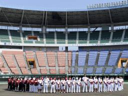 楽天、練習前に黙とう 選手らのメッセージ動画配信