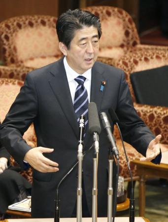 企業の賃上げ評価=外国での武力行使否定-安倍首相