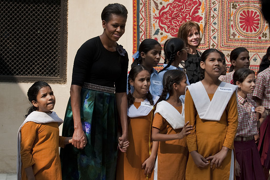 注目される米大統領夫人の訪中