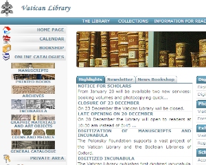 バチカン図書館の文書電子化…ＮＴＴデータ受託