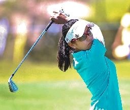 藍「気持ちよかった」イーグル 通算４アンダー、３８位