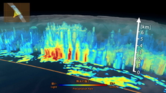 全球降水観測計画GPM衛星レーダーの初画像 3月10日の大雪をとらえる