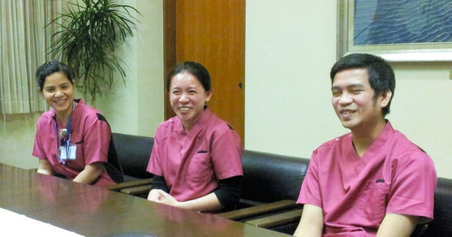 比の２人、看護師合格