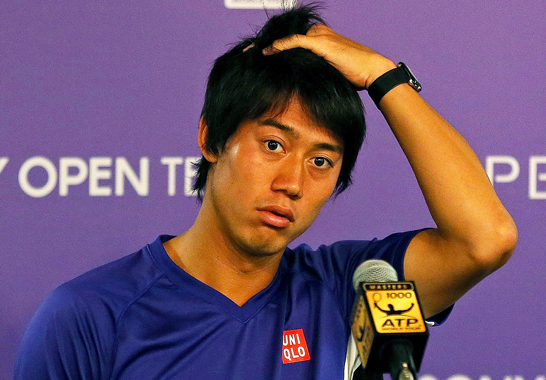 47NEWS ＞ 共同ニュース ＞ 錦織圭、ソニーＯＰ準決勝を棄権 左脚付け根に痛み、日本で検査へ