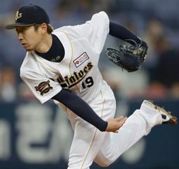 オリ・金子、４者連続含む毎回の１４Ｋで今季初完封