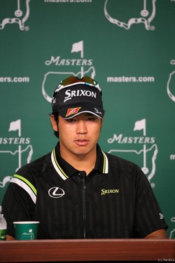 松山「出たからには優勝」＝プロ初出場に喜び－マスターズゴルフ