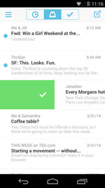 メールアプリ「Mailbox」のAndroid版登場、新サービスAuto-swipeに対応