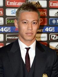 本田、捻挫でカターニア戦欠場と監督明言