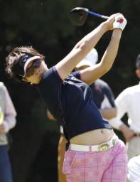 アマチュア柏原首位「順位意識しないで」