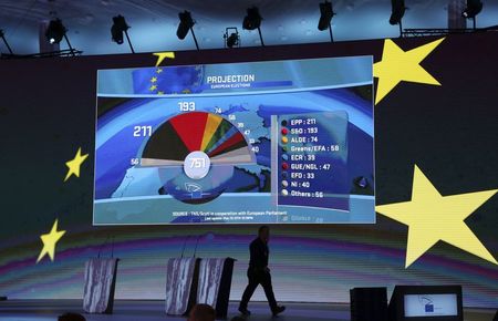 47NEWS > 共同ニュース > 欧州議会選、EU批判勢力が躍進 仏英で与党抑え第1党
