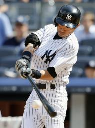 ヤンキースの連勝４で止まる イチロー１安打、川崎無安打